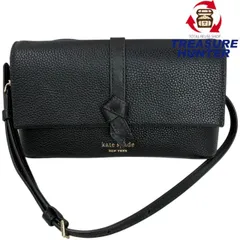 kate spade ノット フラップ チェーンクロスボディ KH154-001 ブラック ショルダーバッグ ケイトスペード 【101062127008】