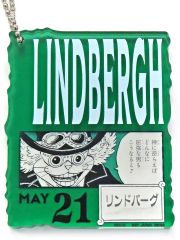 [중고] 키홀더 MAY21. 린드버그 아크릴 블록 매력 [이치 반 쿠지 원피스 ONE PIECE BASE SHOP 복권 366DAYS OF BIRTHDAYS(4~6월)] 아크릴 블록 매력상