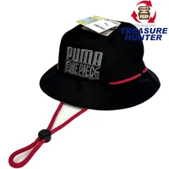 PUMA×ONE PIECE バケットハット 025177-01 サイズS/M(57cm) ブラック プーマ×ワンピース 【101060773007】