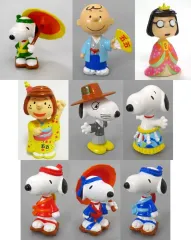 【中古】トレーディングフィギュア 全9種セット 「コロコロスヌーピー ピーナッツ55周年フィギュアコレクション5 ジャパニーズスタイル」