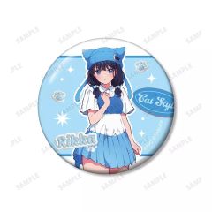【中古】バッジ・ピンズ 宝多六花(猫の着ぐるみver./名前あり) 「グリッドマン ユニバース アニメイト通販フェア 描き下ろし 動物着ぐるみver. トレーディング缶バッジ」
