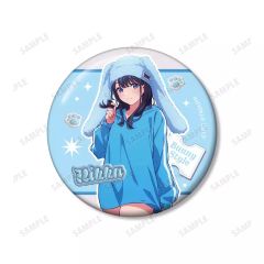 【中古】バッジ・ピンズ 宝多六花(うさぎの着ぐるみver./名前あり) 「グリッドマン ユニバース アニメイト通販フェア 描き下ろし 動物着ぐるみver. トレーディング缶バッジ」