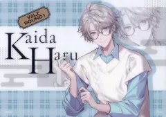 【中古】卓上マット 甲斐田晴 オリジナルB4プラマット 「VΔLZ×ROUND1」 コラボパック利用特典
