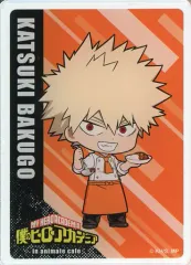 【中古】キャラカード [単品] 爆豪勝己 クリアカード 「僕のヒーローアカデミア×animatecafe お菓子入り巾着 全面戦争ver. A」 同梱品