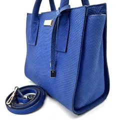 【良品】kate spade ケイトスペード 2way ショルダーバッグ ハンド ゴールド金具 ブルー 青色 レディース
