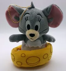 【中古】ぬいぐるみマスコット・ぬいぐるみバッジ タフィー ディスプレイぬいぐるみマスコット 「一番くじ トムとジェリー Colorful Funny Time!」 E賞