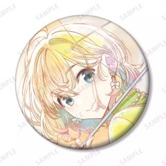学マストレーディンググリッター缶バッジ 雨上がりのアイリスver 藤田