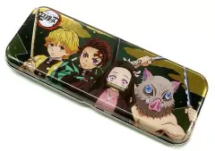 【中古】小物入れ・マルチケース・缶ケース 竈門炭治郎＆竈門禰豆子＆我妻善逸＆嘴平伊之助 缶ケース 「鬼滅の刃 ～無限列車編～×ローソン つめてねフーセンガム」