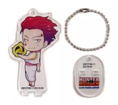 [중고] 키홀더 마스코트(캐릭터) 히소카 [HUNTER×HUNTER×animatecafe 제2탄 그리드 아일랜드(GI)편 트레이딩 아크릴 스탠드 키홀더]