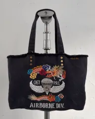 Polo ポロ ラルフローレン キャンバス 刺繍 デニム トートバッグ