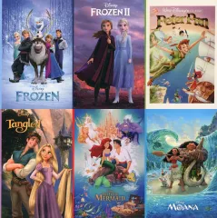 【中古】ポストカード 全6種セット ポストカードブック 「Happyくじ Disney Wishing Stars」 G賞