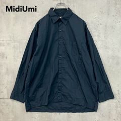 黒Mサイズ【MB STANDARD 】シルキードレープシャツ - メルカリ