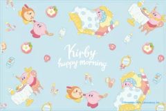 [중고] 식기 메이크업 놀이(블루) 커비·해피 모닝 랜천 매트(코튼) [별의 커비]