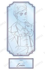 [Used] Acrylic Stand・Acrylic panel Erwin Smith(Line art) Newly drawn Werewolf ver. BIG Acrylic Stand"Attack Titan"POP UP SHOP in Marui vol.4"