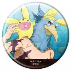 [중고] 배지 빈즈 산락 × 카방클(타이틀 없음) [홀로그램 캔 배지(57mm) TV 애니메이션 샹그릴라 프론티어 × 뿌요뿌요 01. 신작 일러스트]