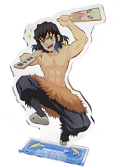 【中古】アクリルスタンド・アクリルパネル 嘴平伊之助 スタンド付きアクリルプレート-戯典- 「鬼滅の刃」