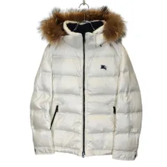 BURBERRY BLACK LABEL バーバリーブラックレーベル ダウン ジャケット D1F18-817-02 M オフホワイト メンズ