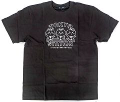 ぷ*ん様 新品L完売品ちいかわTシャツ強くなったハチワレ黒パラレル