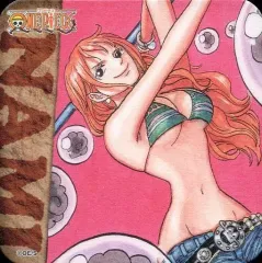 【中古】マグカップ・湯のみ ナミ(名前/茶色) 「ワンピース アートコースター」 ジャンプフェスタ2016グッズ