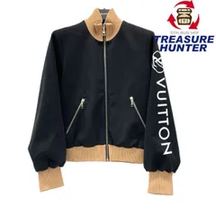 LOUIS VUITTON(ルイ・ヴィトン) アームロゴプリント トラックジャケット RW212W NHY FLJA22 サイズ38 M相当 ブラック×ベージュ レディース 【102061334003】のサムネイル