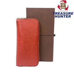 LOUIS VUITTON(ルイ・ヴィトン)　エピ　ジッピーウォレット・ヴェルティカル　M61369 ルージュ　長財布 【102061276003】