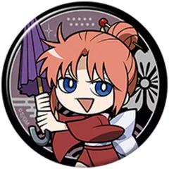 【中古】バッジ・ビンズ 神楽 「新劇場版 銀魂 -吉原大炎上- キャラバッジコレクション 吉原大炎上(ミニキャラ)」