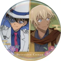 【中古】バッジ・ピンズ 安室透＆怪盗キッド 「名探偵コナン トレーディング缶バッジ 秋の華和装」
