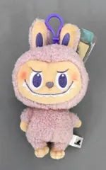 【中古】ぬいぐるみマスコット・バッジ LABUBU(パープル) POP LAND Plush Pendant 「POP MART」