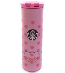 【中古】マグカップ･湯のみ バレンタイン2022 ステンレスボトルハート 473ml 「スターバックスコーヒー」