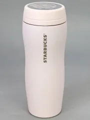 【中古】マグカップ･湯のみ ギフトボックス入りカーヴドステンレスボトルピンクベージュ355ml 「スターバックスコーヒー」 バレンタイン2026グッズ