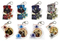 【中古】雑貨 全8種セット 「血界戦線＆BEYOND オンリーショップ 【ALL QUIET ON THE B3＆B】×マルイ トレーディングアクリルキーホルダー 軍服ver.」