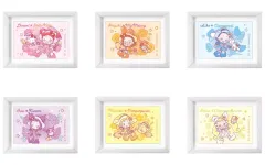 【中古】置物・装飾品 全6種セット 「おジャ魔女どれみ×サンリオキャラクターズ アートフレームコレクション」