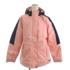 ランズ エンド LANDS END 中綿ジャケット長袖 フード ピンク 紺 ネイビー L ■ECD001のサムネイル