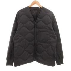 ユニクロ UNIQLO ユー U リサイクルダウンジャケット ジャケット ミドル ハーフ丈 ノーカラー キルティング L 黒 ブラック 436751 /ML ■ECD001のサムネイル