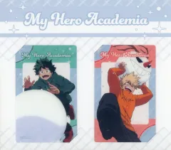 【中古】キャラカード 緑谷出久＆爆豪勝己 ホログラムクリアカードセット 雪遊びVer. 「僕のヒーローアカデミア」 ジャンプフェスタ2026グッズ