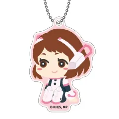 【中古】キーホルダー 麗日お茶子 「僕のヒーローアカデミア もふもふ アクリルキーホルダー Vol.2」