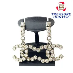 CHANEL(シャネル) ココマーク ラインストーンピアス シルバーカラー 00A レディース 【102060132001】