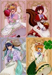 [Used] Character Card Group Bromide Set (4 cards) FANTASY FOREST ver. "Oshi no Ko"