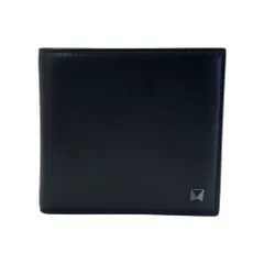 未使用 ヴァレンティノ ガラヴァーニ ロックスタッズ 財布 二つ折り財布 折財布 札入れ ロゴ レザー ブラック 黒 VALENTINO GARAVANI 上品 洗練 高級感 コンパクト 定番 スタイリッシュ カジュアル トレンド 万能のサムネイル