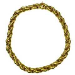 未使用 バレンシアガ チェーン ネックレス アクセサリー ゴールド メタル 741419TZ99G BALENCIAGA 上品 洗練 高級感 エレガント 華やか スタイリッシュ カジュアル トレンド 万能のサムネイル