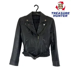 KIYOKO TAKASE キヨコタカセ ダブルライダースジャケット 9号 ラムレザー ブラック K.T レディース アウター 【100044343005】