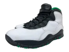 NIKE (ナイキ) AIR JORDAN 10 RETRO エアジョーダン 10 レトロ  ハイスニーカー 310805-137 26cm US8 ホワイト×ブラック メンズ/045