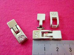 留めパーツ トカゲ シルバー 23.5mm 5個 ビーズクラブ