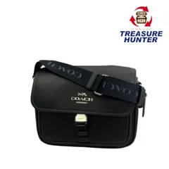 COACH ペース メッセンジャーバッグ CR098 レザー SV/BK ブラック コーチ ショルダーバッグ レディース バッグ 【102059827003】