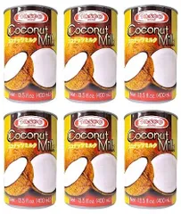 TASCO COCONUT MILK 400ml x ６個セット - タスコ　ココナッツミルクのサムネイル