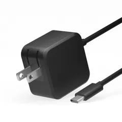 小型 Type-C PD対応 充電器 ノートパソコン 充電器 type-c ノートPC Mac/Lenovo/レノボ ACアダプター 70W ケーブル一体型 交換用 電源アダプタ 軽量 Pro ノートPC/SwitchUSB-C機器対応 Macbook (Bl