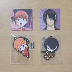 銀魂 ガチャ ラバーマスコット 神楽 高杉 信介 ステッカー