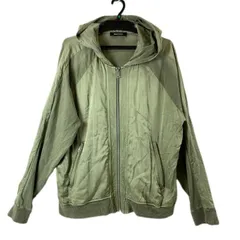 DIESEL ディーゼル ジップパーカー サイズM カーキ メンズ 【100057636008】