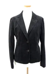 ロペ ROPE ジャケット テーラード ピーチスキン シングルボタン 9 黒 ブラック