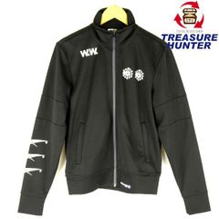 美品 WWF パンダ トラックジャケット ブラック ジャージ 黒 1995 